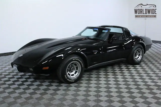 1978 black rare l82 4spd v8 ac 25th anniversary!