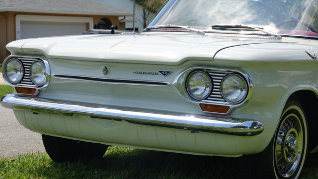 1963 chevrolet corvair monza turbo spyder "7 yr restoration actual 29,728 miles"