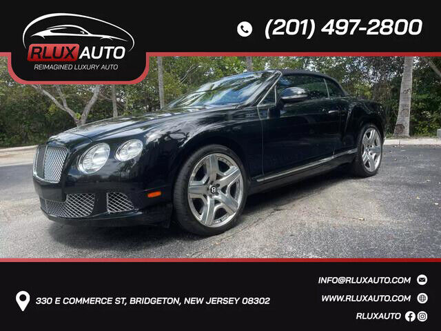 2013 bentley continental gtc convertible 2d