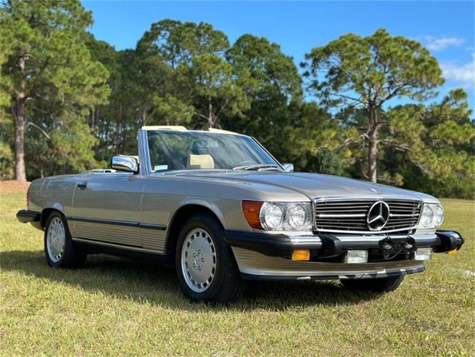 1989 mercedes-benz 560sl in boca raton, florida