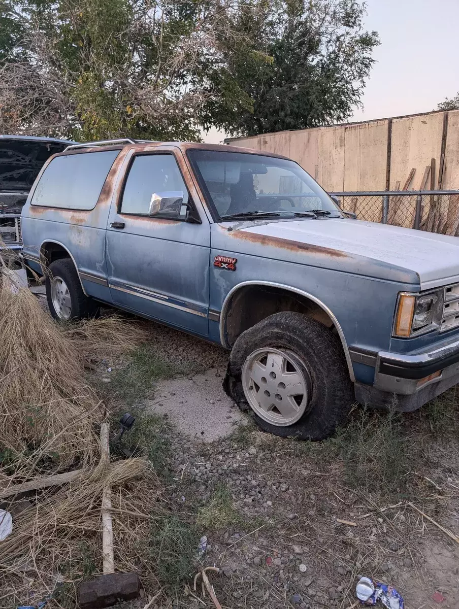 1989 gmc jimmy blue jimmy