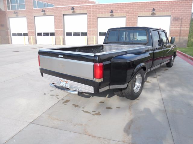 1 ton crew cab dually limo f-350 cof lowered hot rod auto trans v-8 h.p power