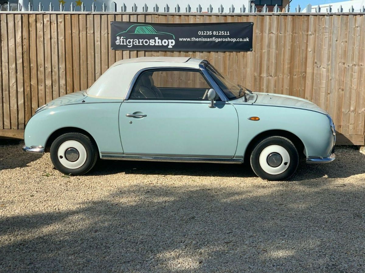 pale aqua nissan figaro *** free shipping ***