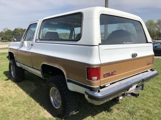 1990 gmc jimmy 119060 miles white suv 5.7 liter v8 4 speed manual