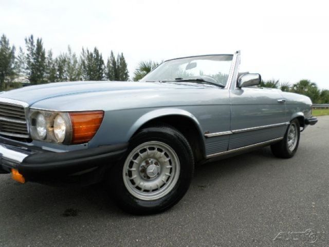 1985 mercedes benz 380sl 3.8l v8 automatic hard top soft top convertible