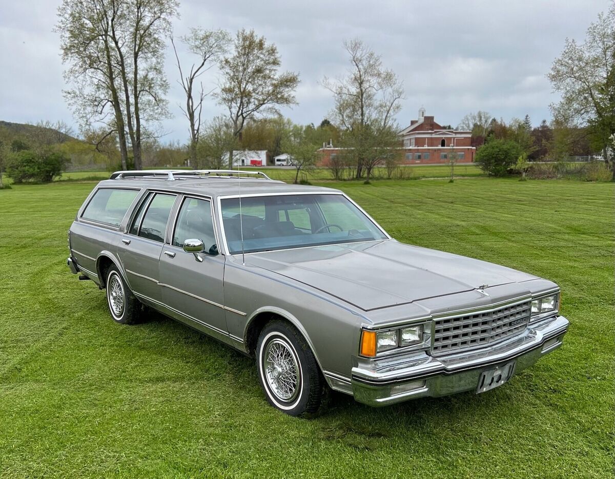 1983 chevrolet caprice wagon grey classic