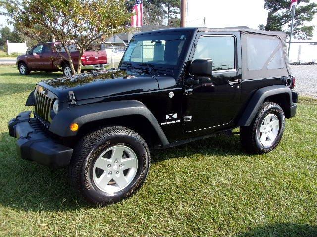 used 2009 jeep wrangler 4wd x mount olive, nc 28365 for sale in mount olive, north carolina
