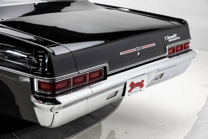 1966 chevrolet impala ss 427/425hp v8 manual 4-speed coupe black