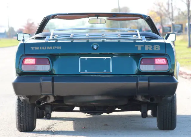 1980 triumph tr8 convertible with 5 speed manual 3.5l v8 88000 miles