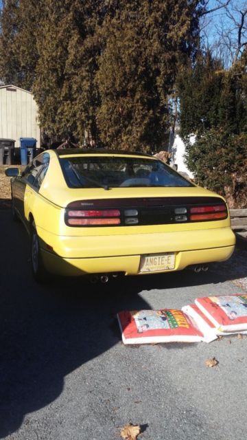 1990 300zx nissan turbo coupe pearl yellow unique