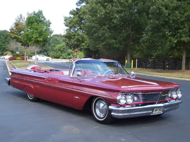 absolutely gorgeous,rare,1960 pontiac bonneville convertible,tri-power show & go