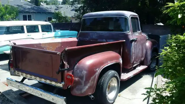 1956 ford f-100 short bed big back window