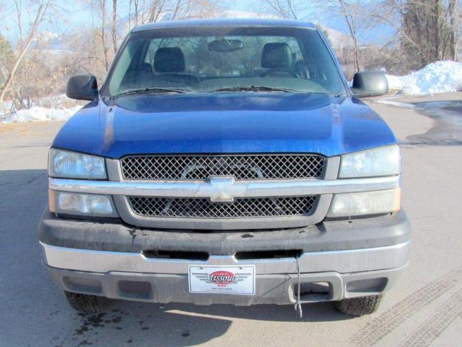 used 2003 chevrolet silverado 1500 4x4 regular cab missoula, mt 59801 for sale in east missoula, montana