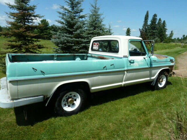 1967 ford f250 pickup truck custom cab camper special