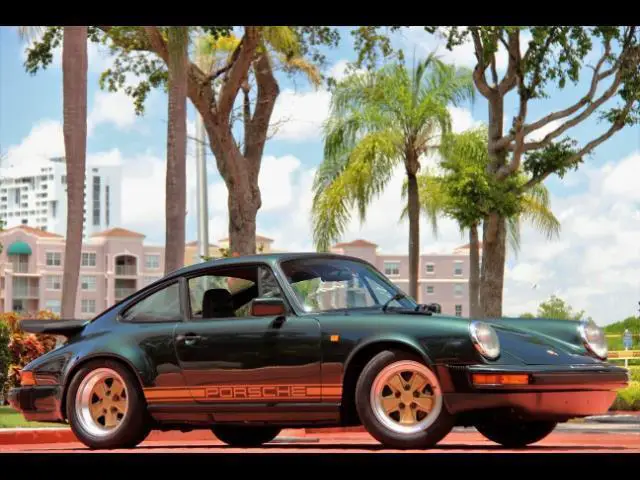 moss green metallic only 52k 1981 sc brown leather serviced