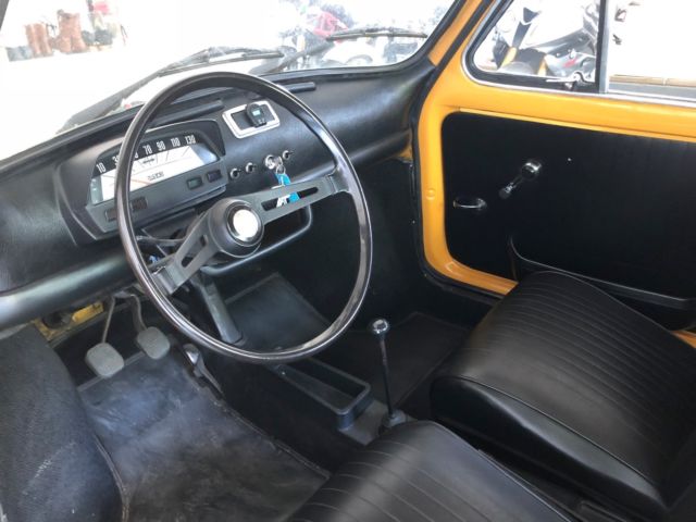 1969 fiat 500 original documented 543 miles only!!! runs smooth and great!!!