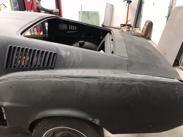 1968 ford mustang fastback rolling project shell with interior components