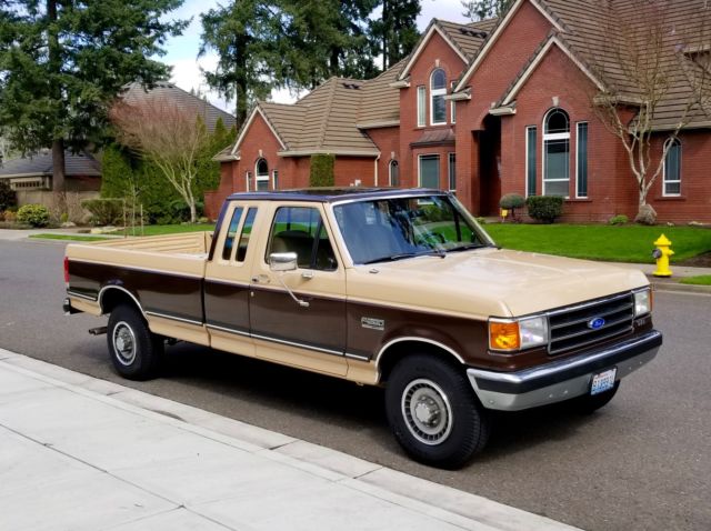 1989 ford f-250 super cab xlt lariat 7.5l v8 19k original miles! like new