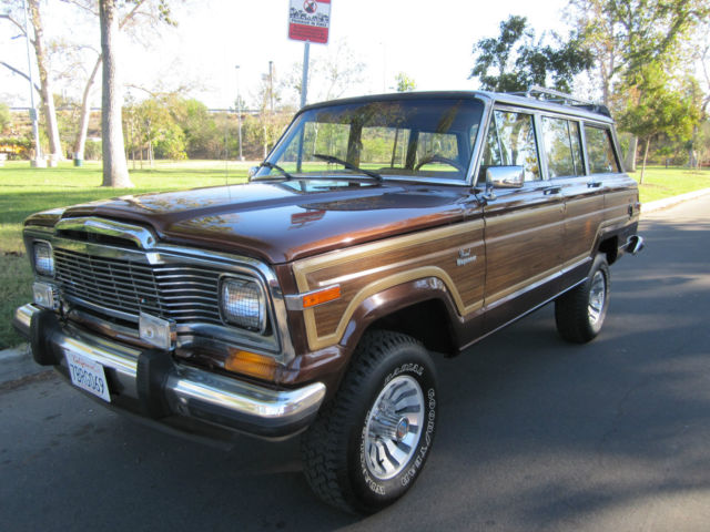 1984 jeep grand wagoneer limited 4x4 108k mil clean california car