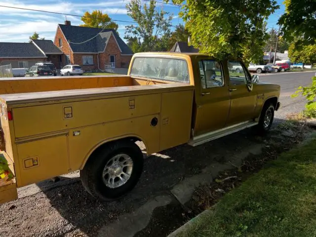 1986 chevrolet c30 brown rwd manual