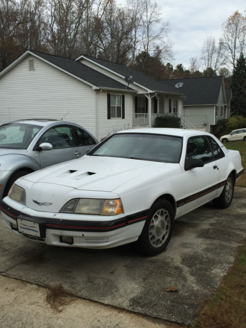 1988 ford thunderbird turbo coupe 2-door 2.3l