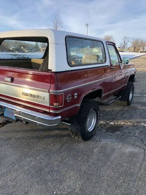 1978 chevrolet blazer k5 suv red 4wd automatic k5