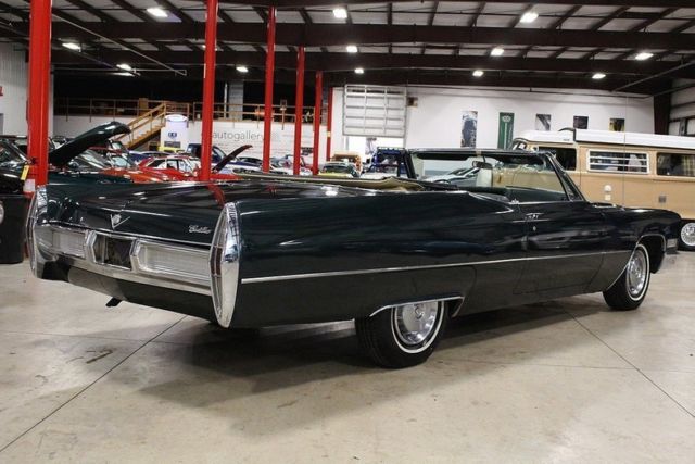 1967 cadillac deville 9639 miles sherwood green convertible 429cid v8 automatic