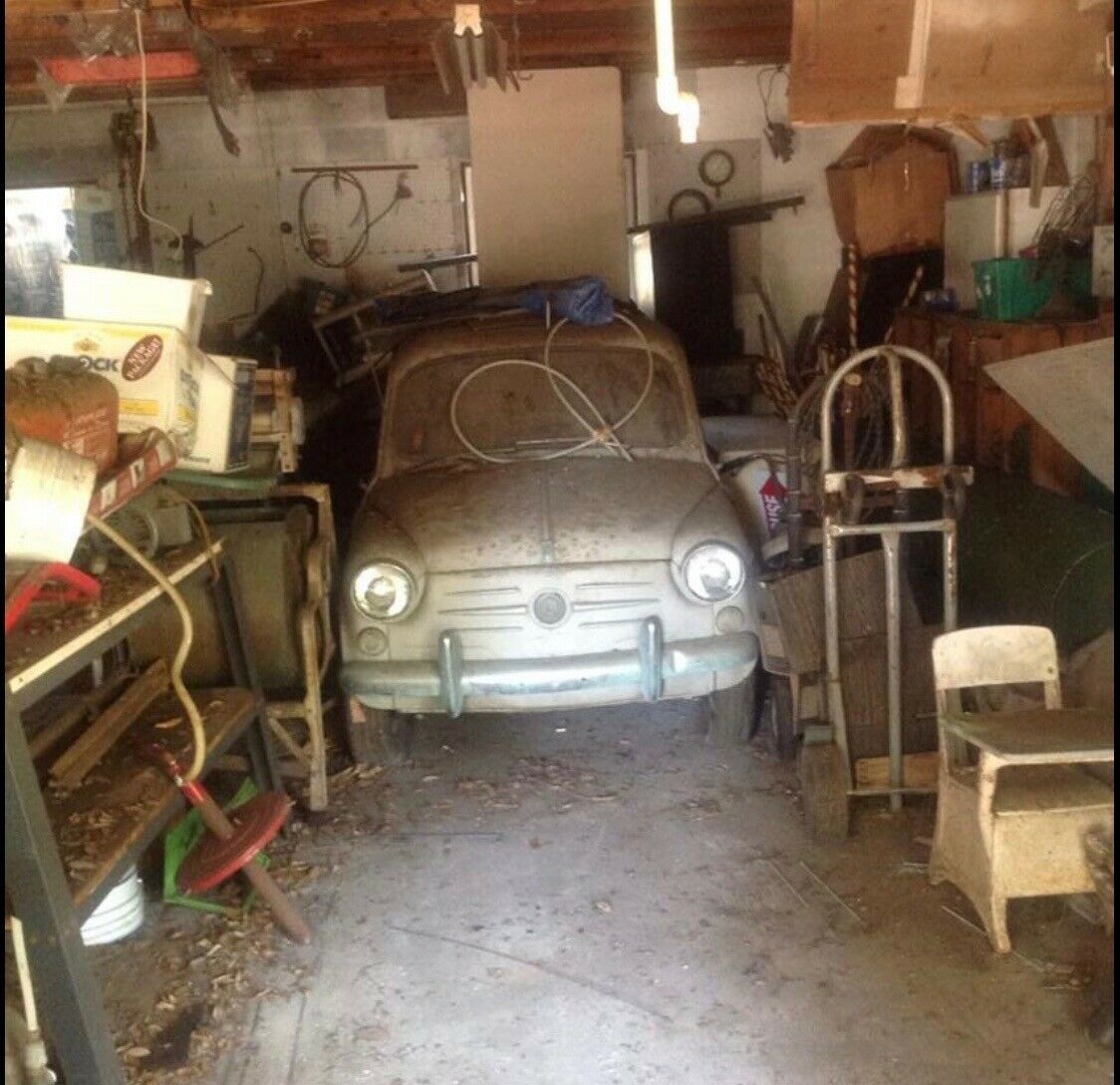 1959 fiat 600- rare barn find 500 mini micro car van truck