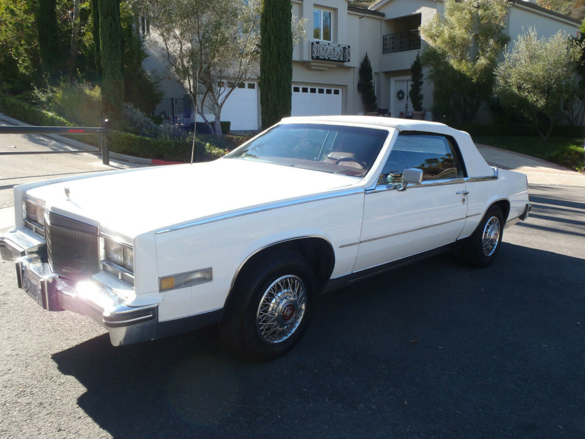 84 eldorado barritz convertible. california car