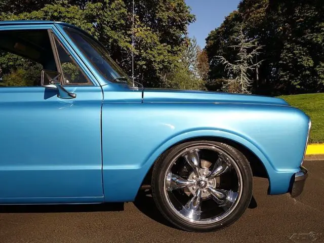 1968 chevrolet c10 pickup marina blue black tmi seat pkg ps pdb 20 inch wheels