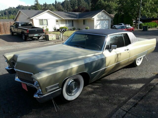 1968 cadillac coupe deville 2 door coupe barn find