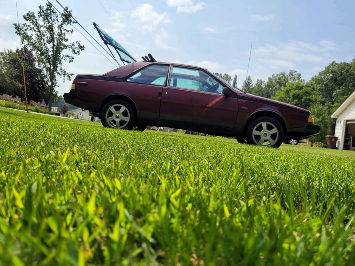 1984 renault fuego coupe red fwd automatic