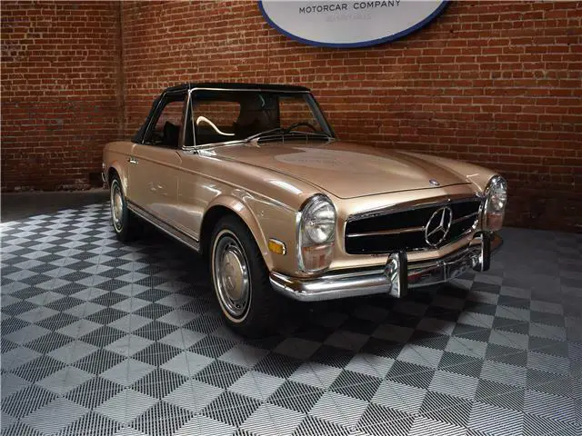 1970 mercedes benz 280sl, beige with 27790 miles available now!