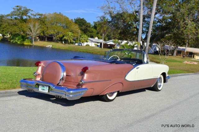 1956 oldsmobile ninety-eight 30,355 miles rose convertible 324 automatic