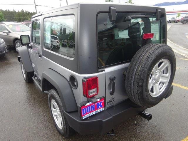 2016 jeep wrangler sport 4x4 sport 2dr suv for sale in whitefish, montana