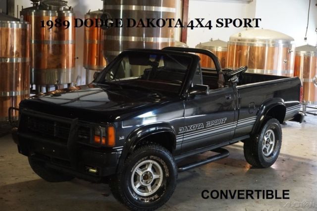1989 dodge dakota sport convertible 4x4 rare collectors piece loaded