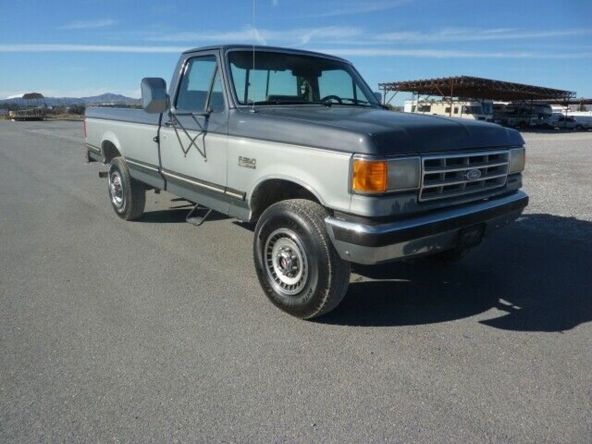 1988 ford xlt lariat f250 7.3 diesel 4x4 120,000 miles arizona rust free truck