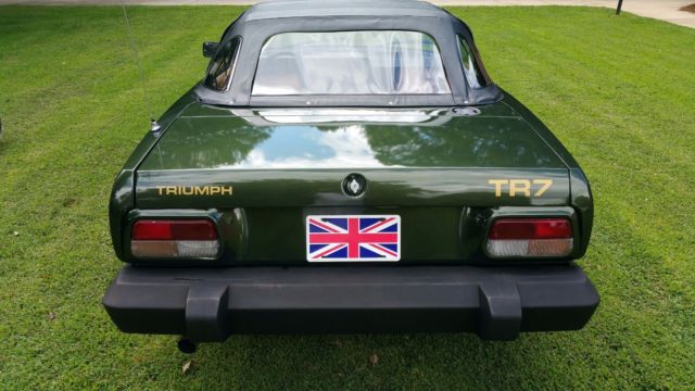 triumph tr7 - stunning - new top - fully serviced - rare a/c - turn key car