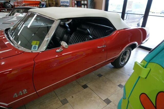1972 oldsmobile 442 9,999 miles matador red