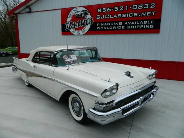 1958 fairlane 500 sunliner convertible continental kit 332 v8