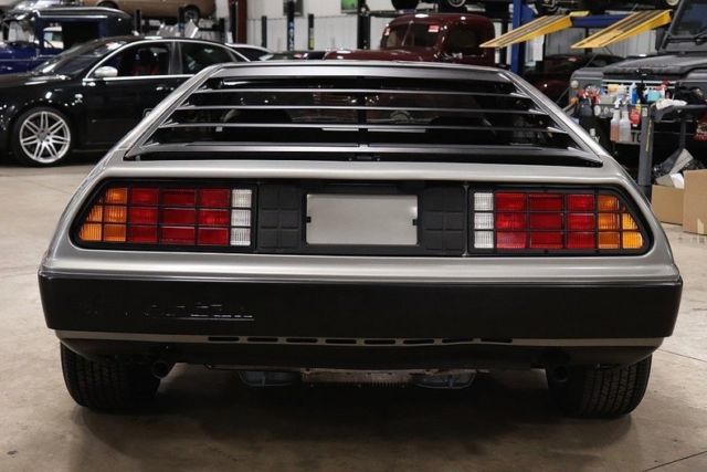 1981 delorean dmc-12 548 miles stainless steel coupe 2.8l v6 automatic