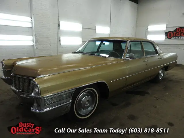 1965 gold needs brake work tlc 429v8 3spd auto!
