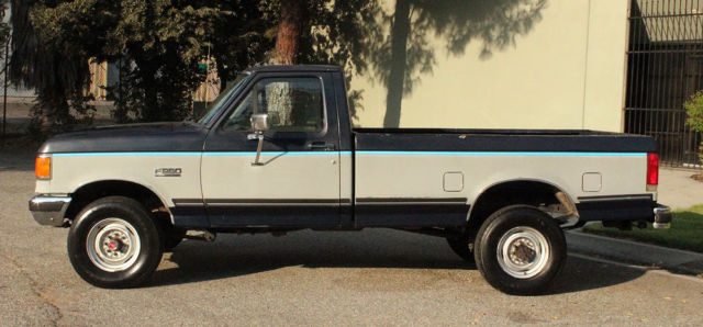 california original, 1989 ford f-250 4x4 lariat, 100% rust free, 75k orig miles