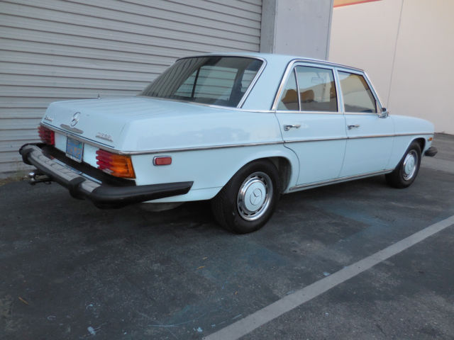 one-owner all original 1974 mercedes benz 240d diesel 4 speed california. car!