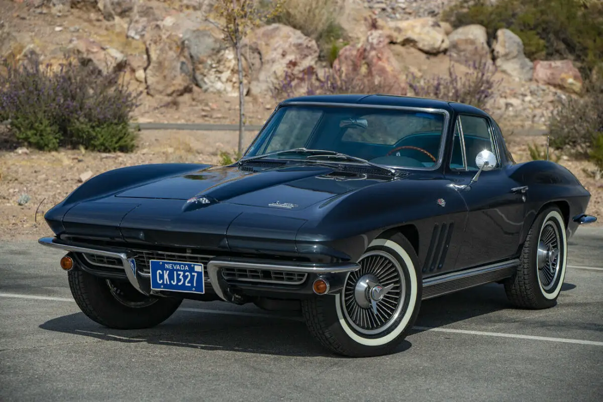 exceptional 1966 chevrolet corvette coupe rare laguna blue numbers matching