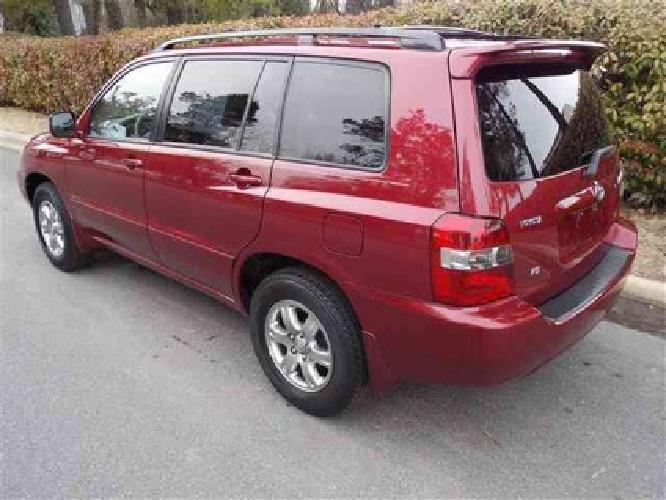 2007 toyota highlander w/3rd row in richmond, va
