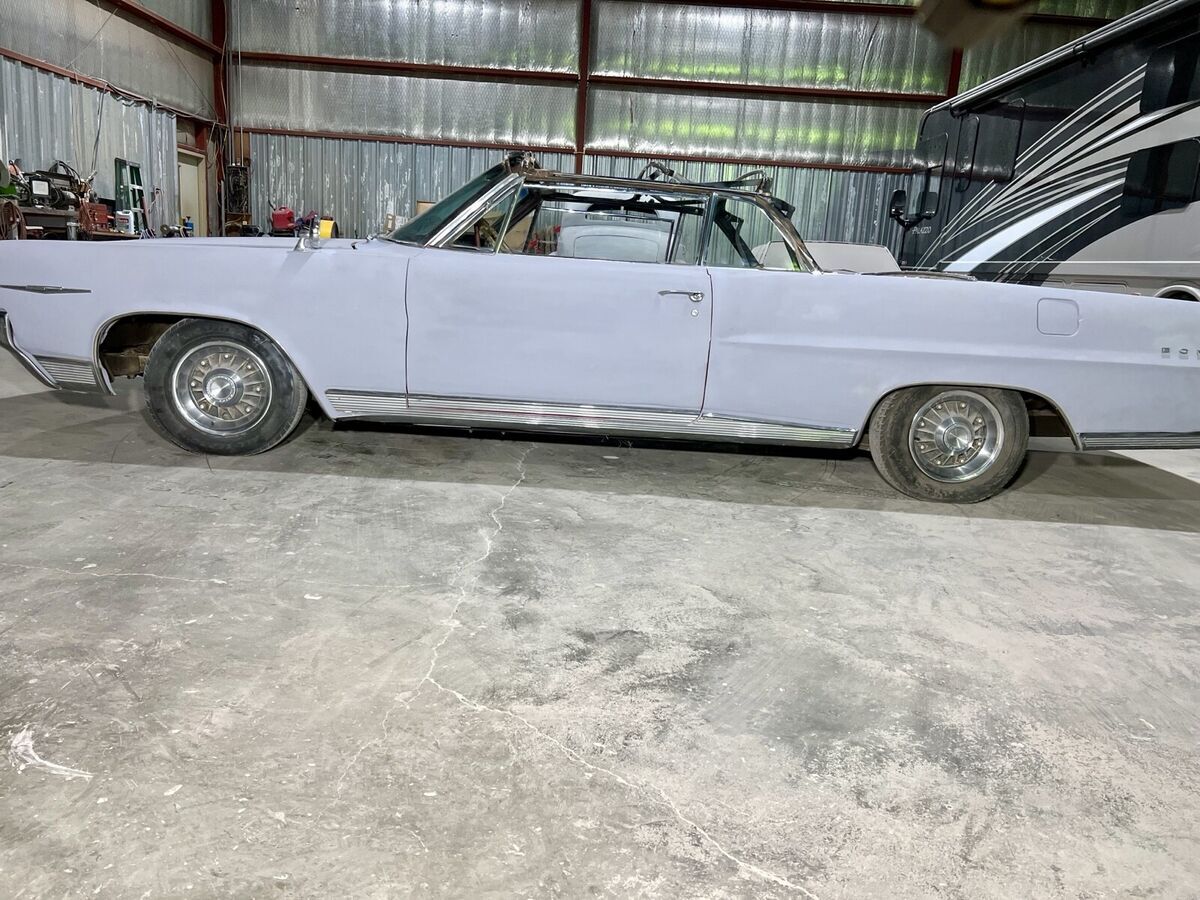 1964 pontiac bonneville convertible grey
