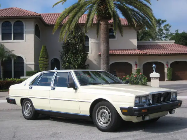 1982 maserati quattroporte-only 39,000 miles-nice-to be sold with no reserve !!