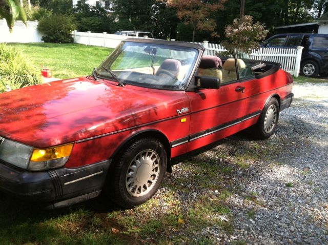 1988 saab turbo convertible