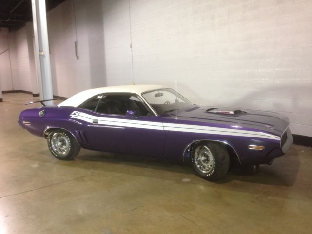 true 1971 challenger rt 440 six pack shaker car
